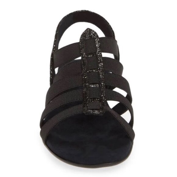 Munro Darian II Size 7.5 Narrow Black Leather Slingback Sandal Open Toe NWOB Wom - Picture 11 of 11